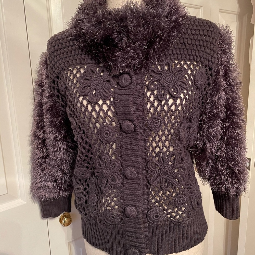 CoVelo mesh sweater jacket